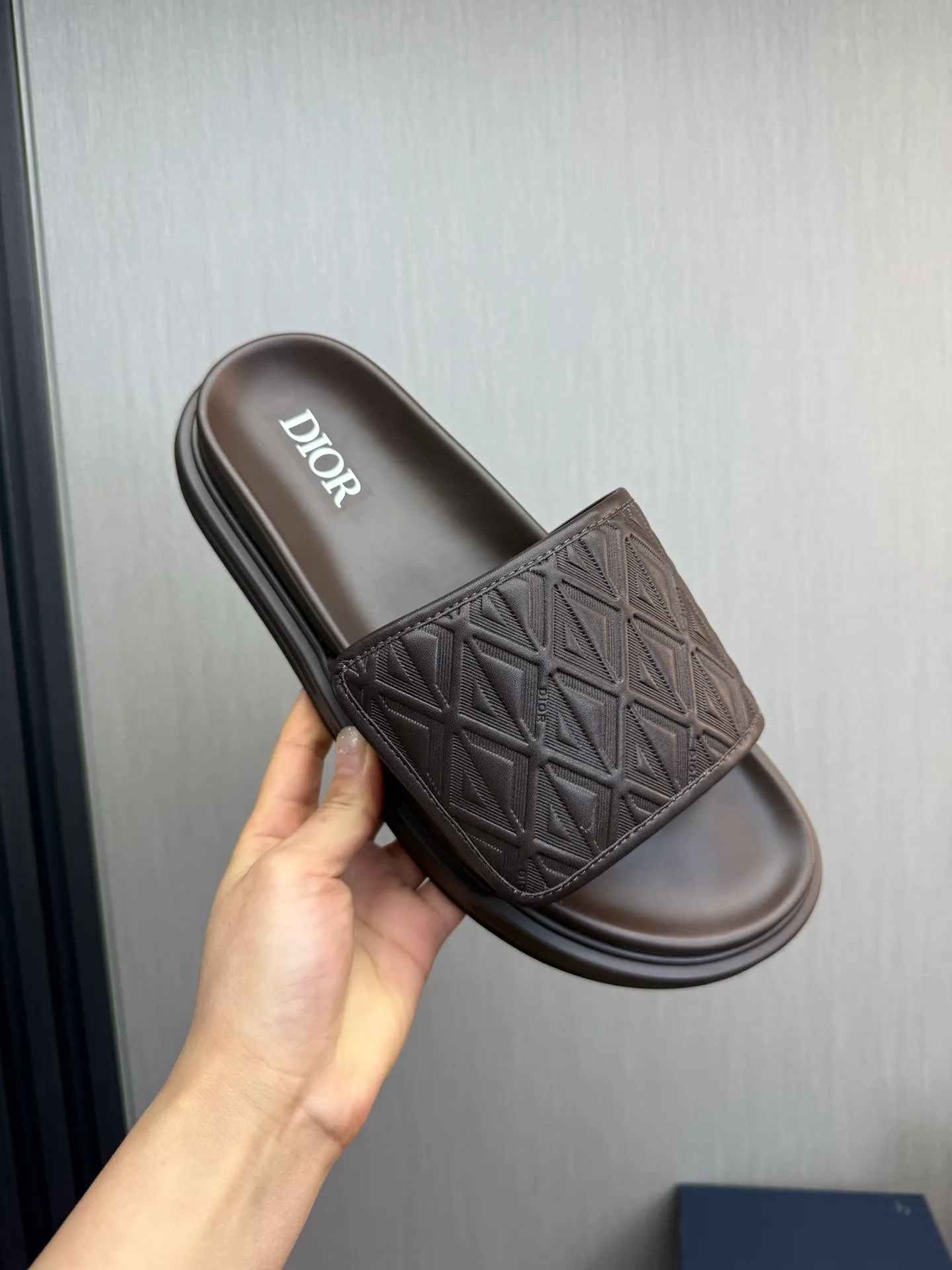 Men's shoes 280💰 Dior. Men's slippers🩴Official website 1:1 production 38-45 yards 45 46 🉑️Customized original material shipped✅